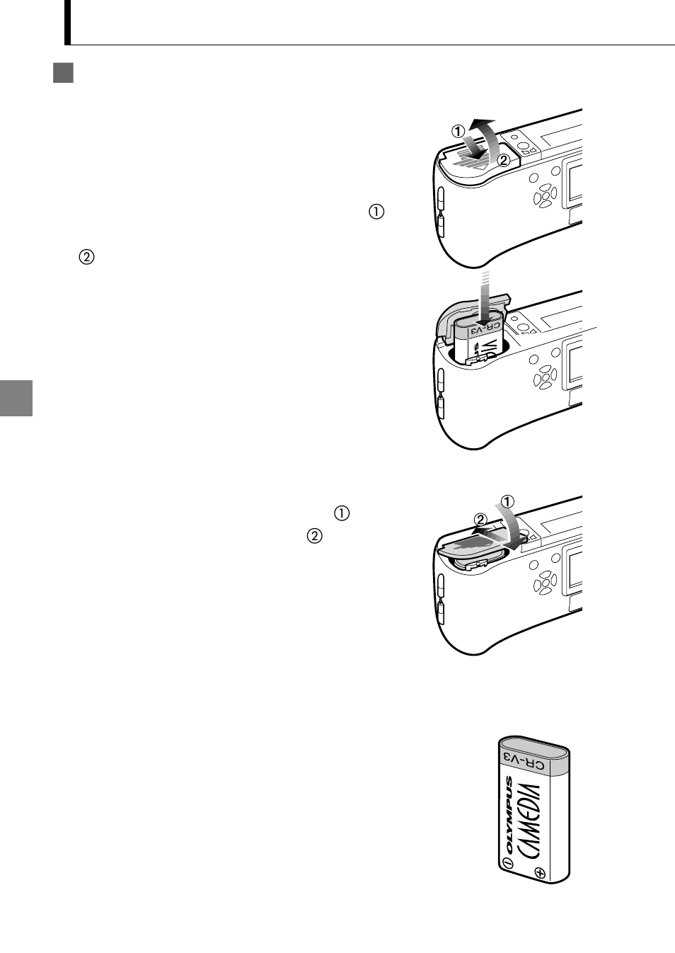 Íeinlegen der batterie | Olympus C-1 D-150 User Manual | Page 80 / 146