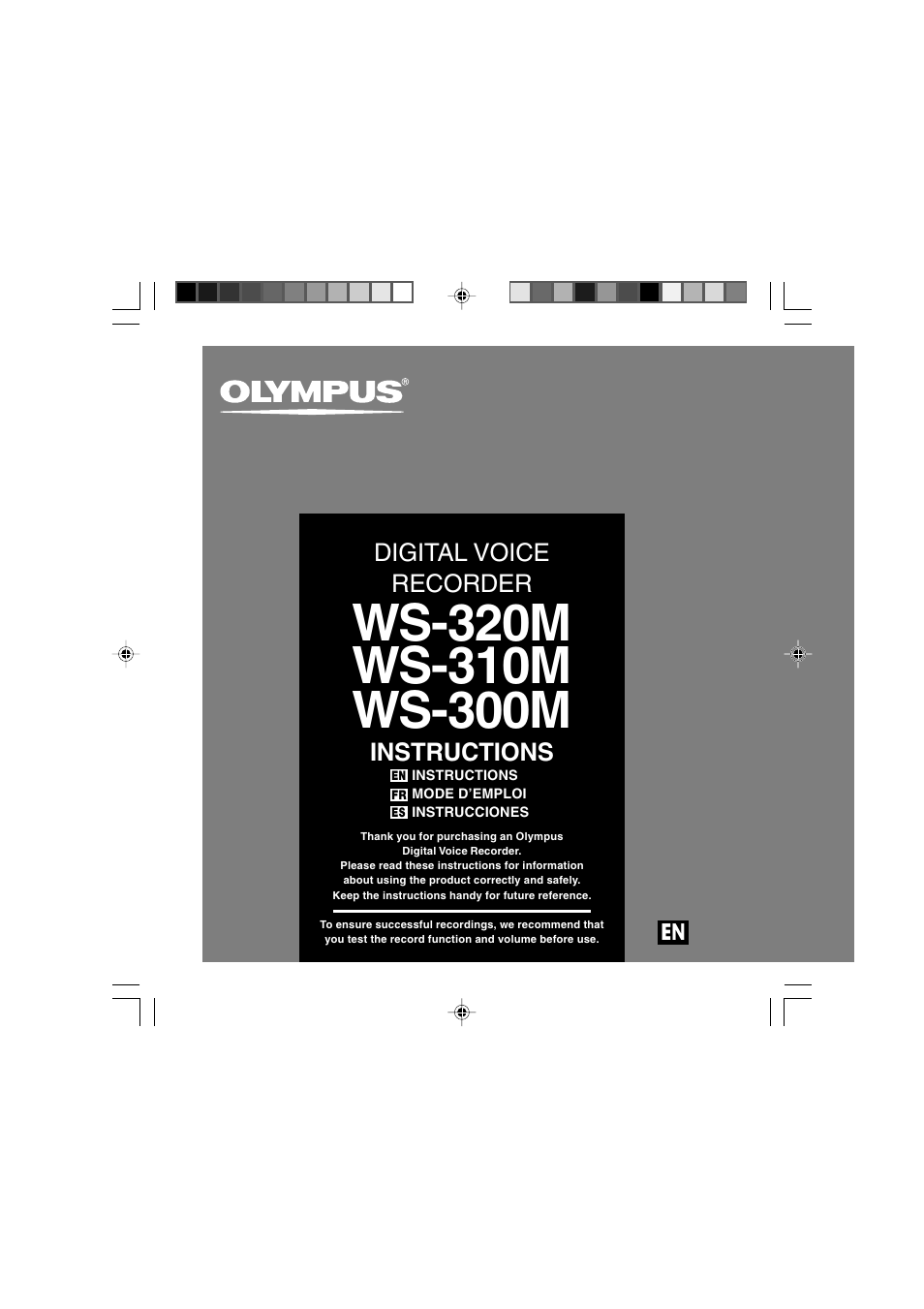 Olympus WS-300M User Manual | 264 pages