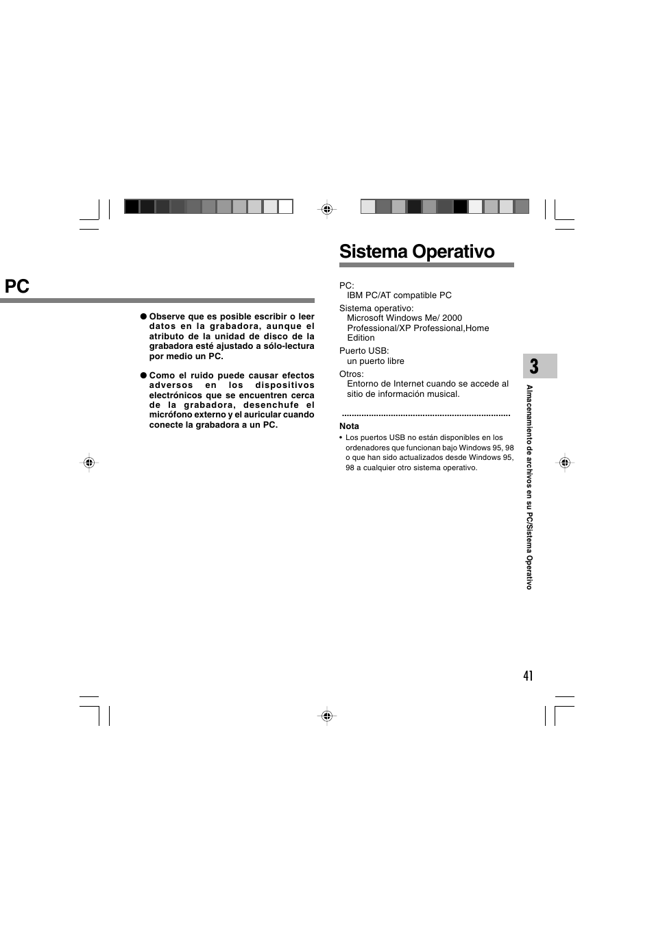Sistema operativo | Olympus WS-300M User Manual | Page 217 / 264