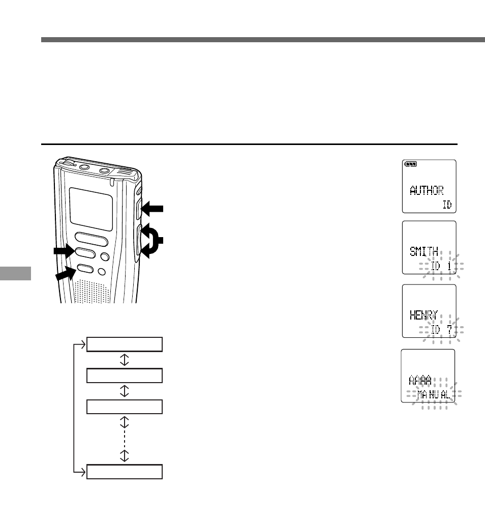 Setting job data | Olympus DS-3000 User Manual | Page 42 / 57