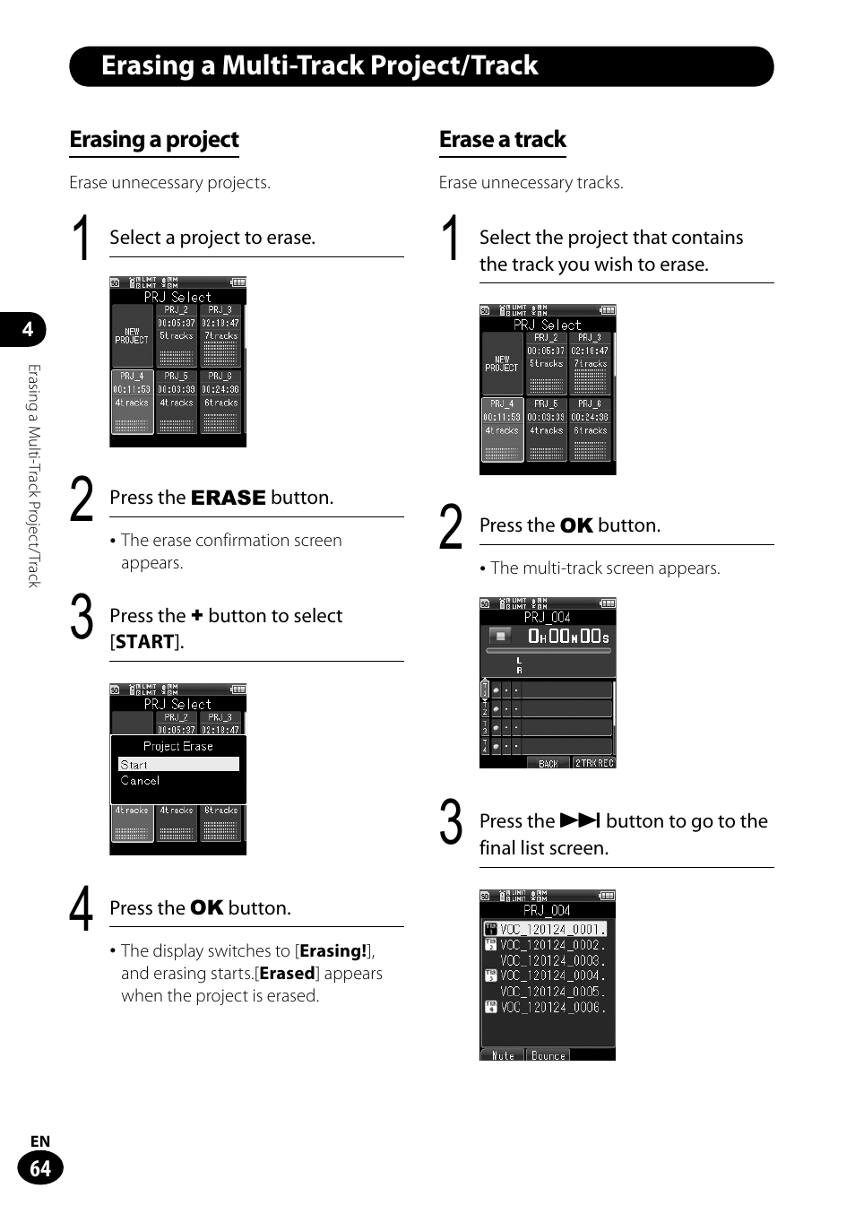 Olympus LS-100 User Manual | Page 64 / 135
