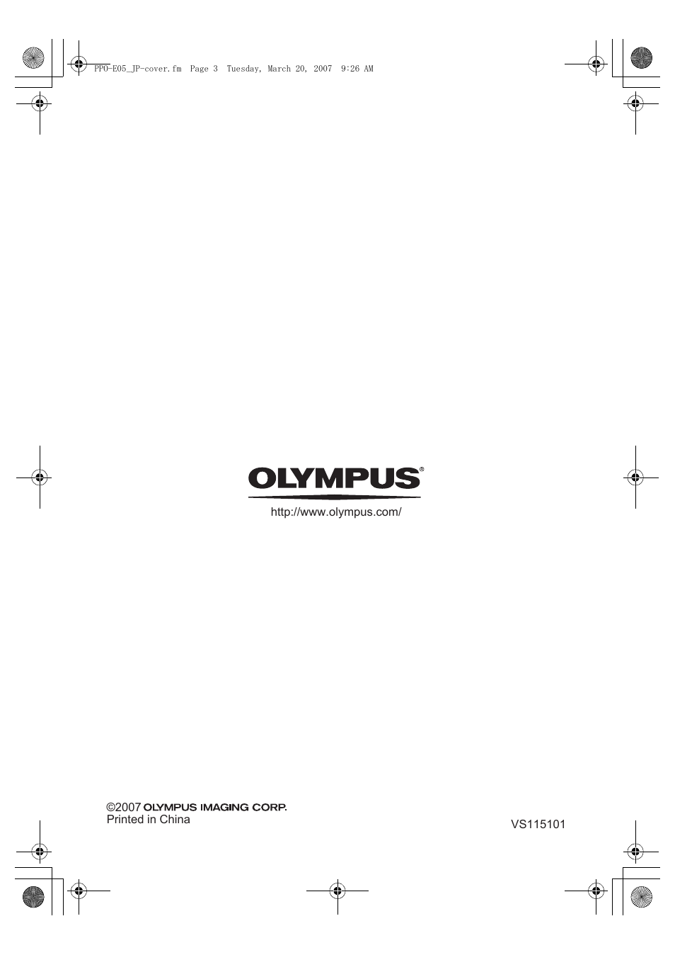 Olympus PPO-E05 User Manual | Page 60 / 60