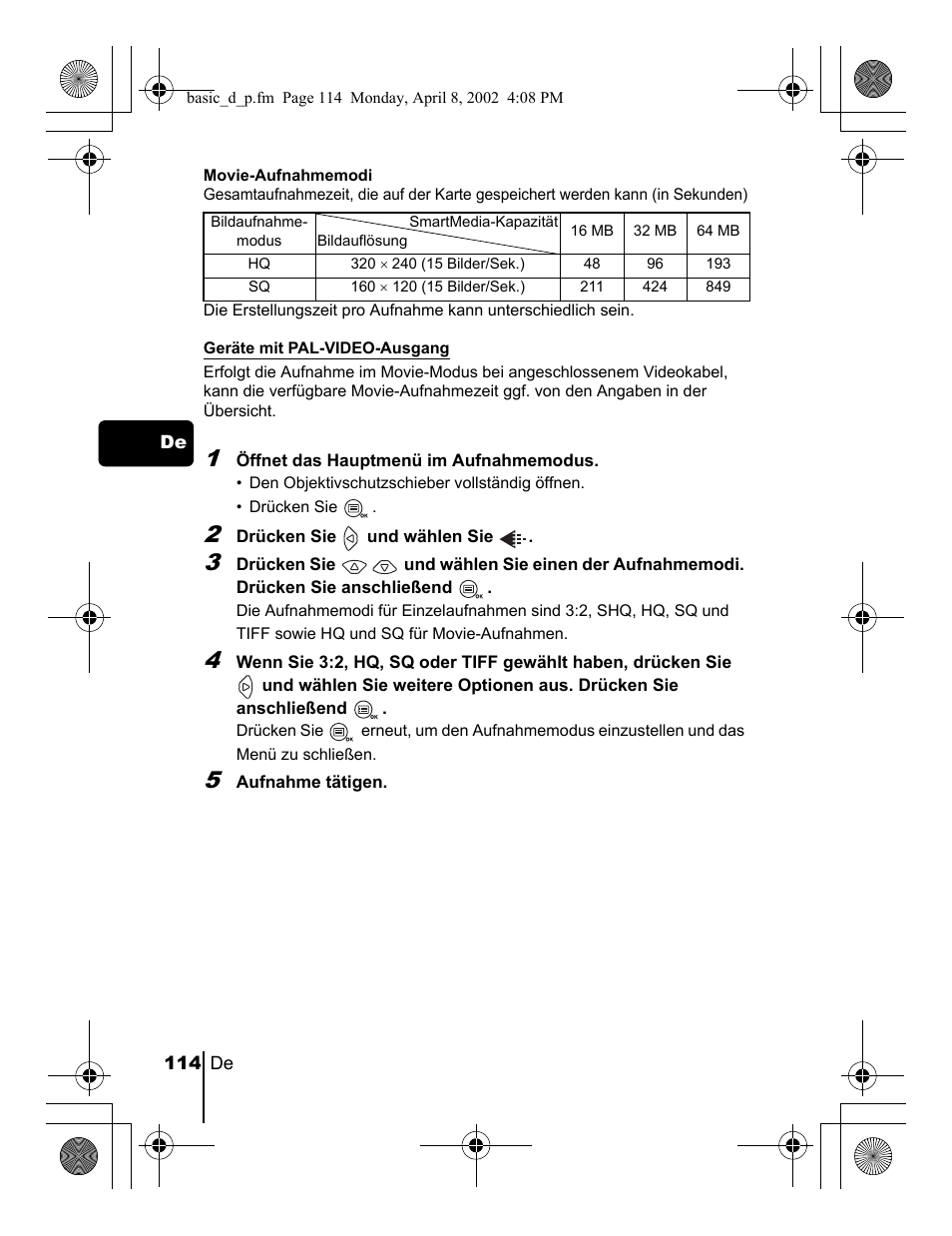 Olympus C-300 Zoom  EN User Manual | Page 114 / 172