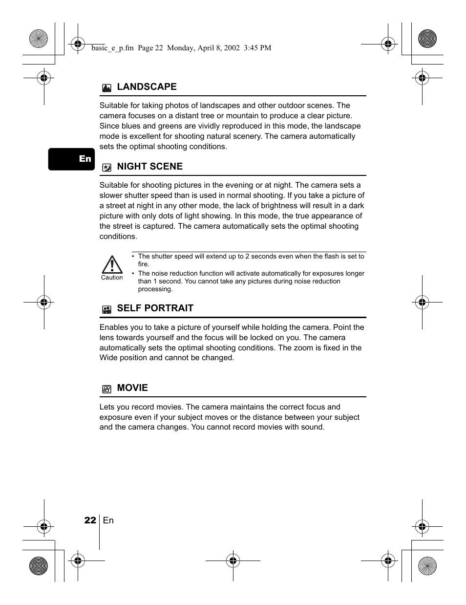 Olympus C-300 Zoom  EN User Manual | Page 22 / 172