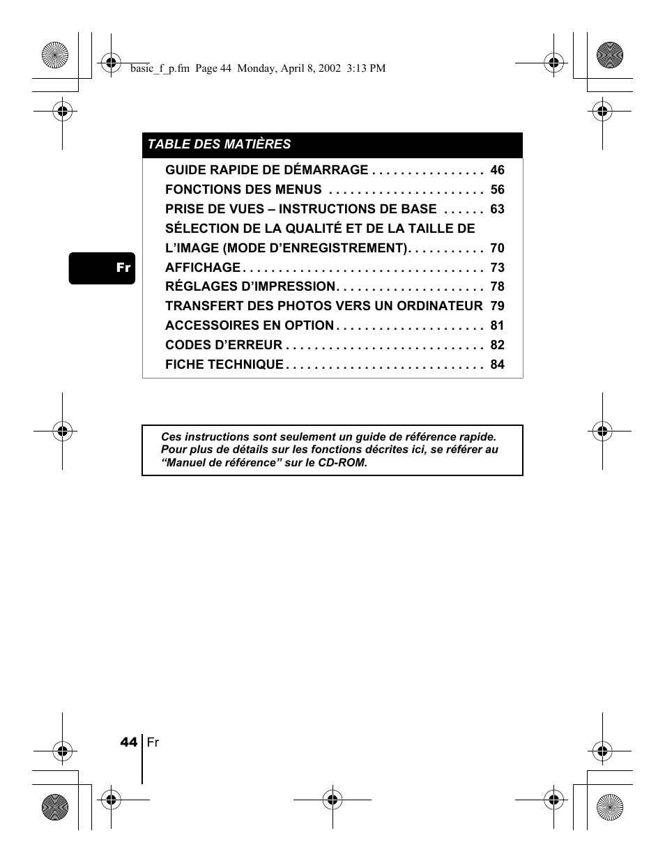 Olympus C-300 Zoom  EN User Manual | Page 44 / 172