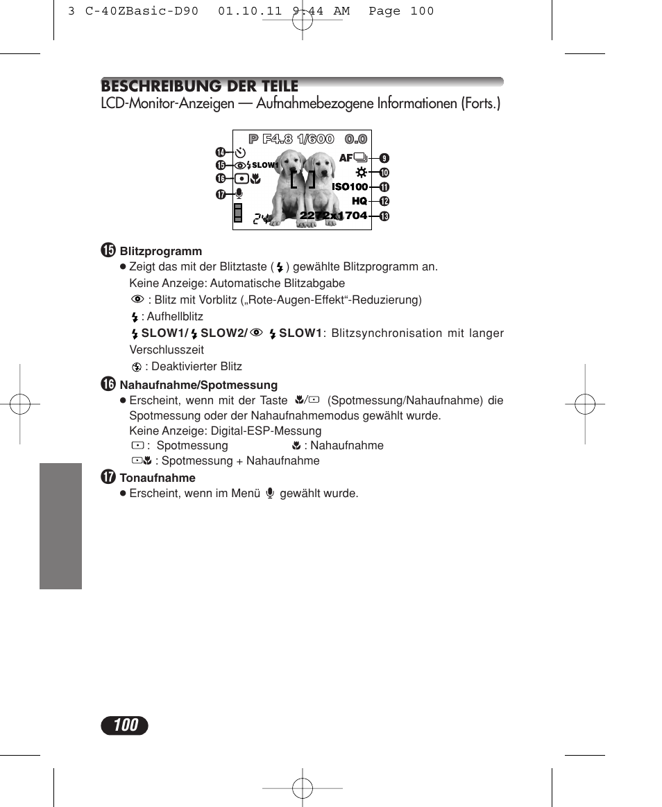 Olympus CAMEDIA C-40 ZOOM User Manual | Page 100 / 180