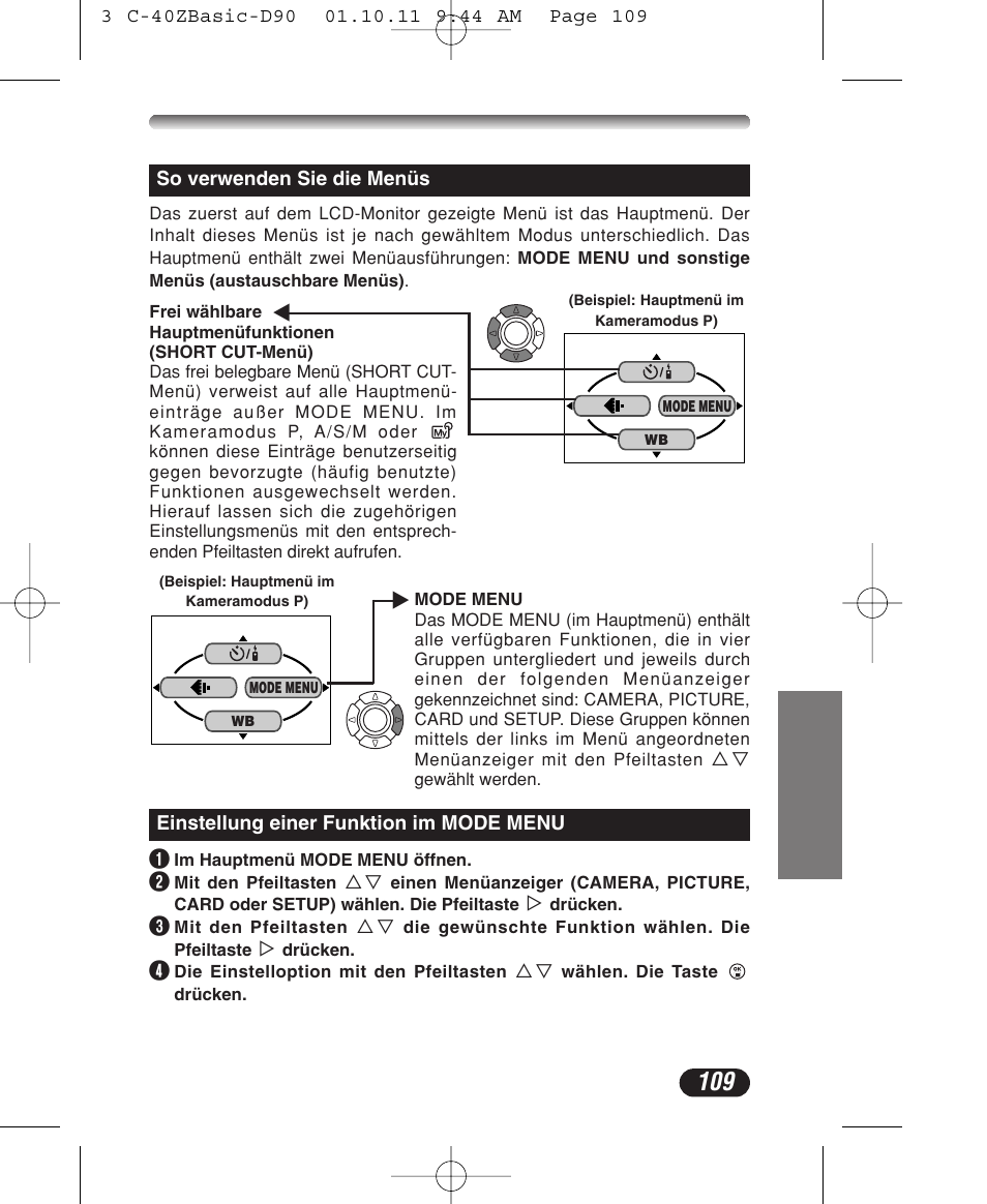 Olympus CAMEDIA C-40 ZOOM User Manual | Page 109 / 180