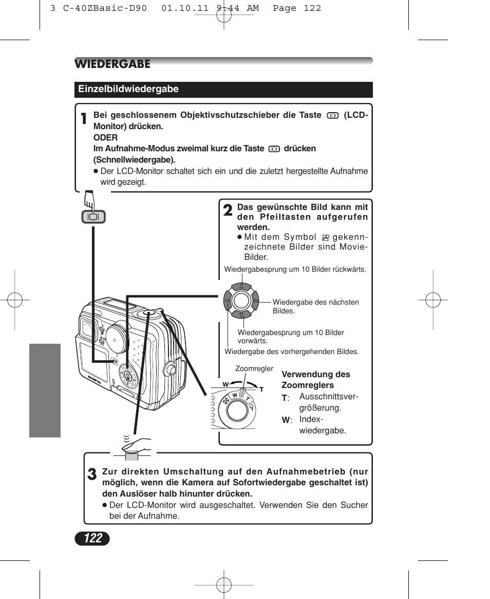 Olympus CAMEDIA C-40 ZOOM User Manual | Page 122 / 180