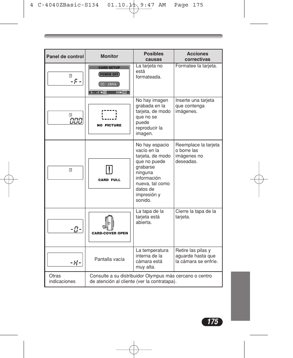 Olympus CAMEDIA C-40 ZOOM User Manual | Page 175 / 180