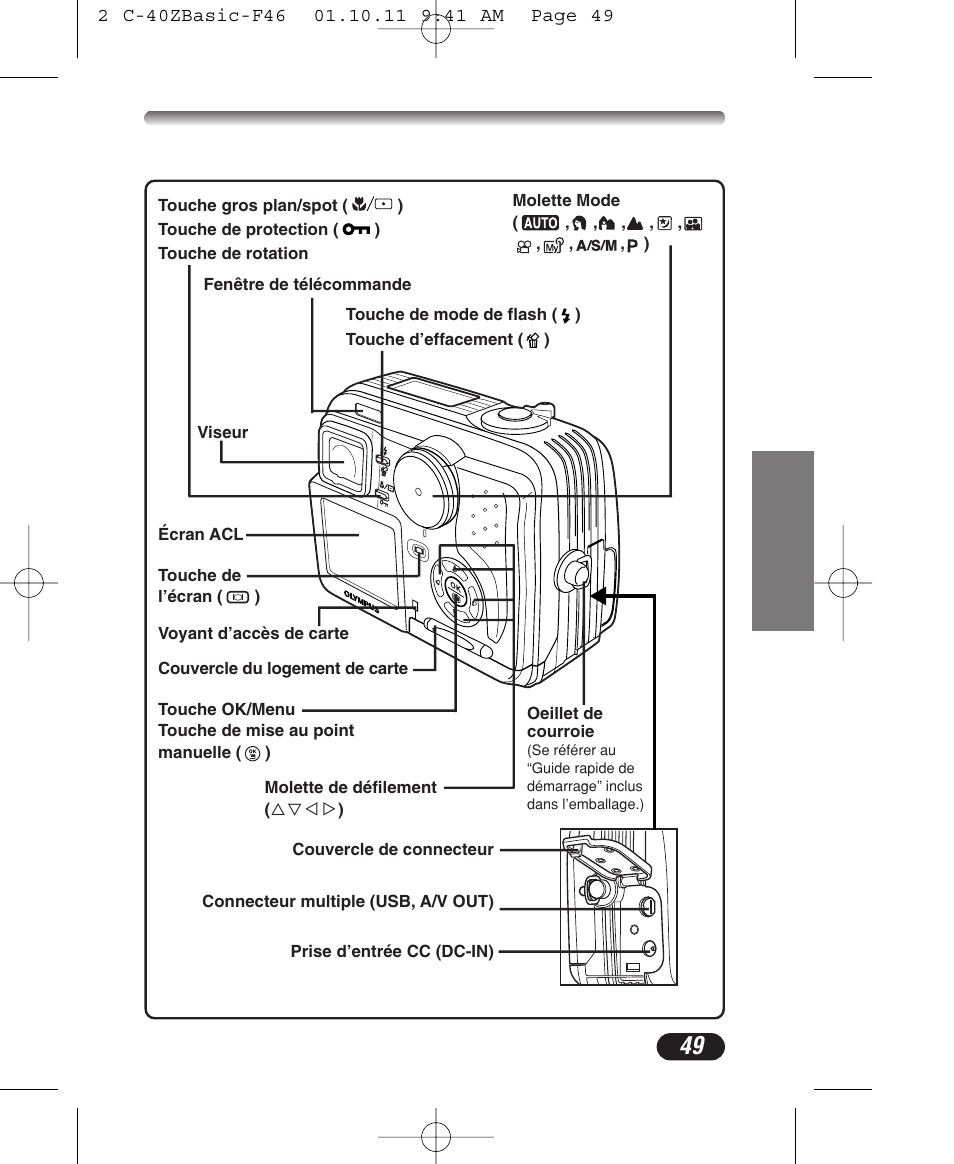 Olympus CAMEDIA C-40 ZOOM User Manual | Page 49 / 180