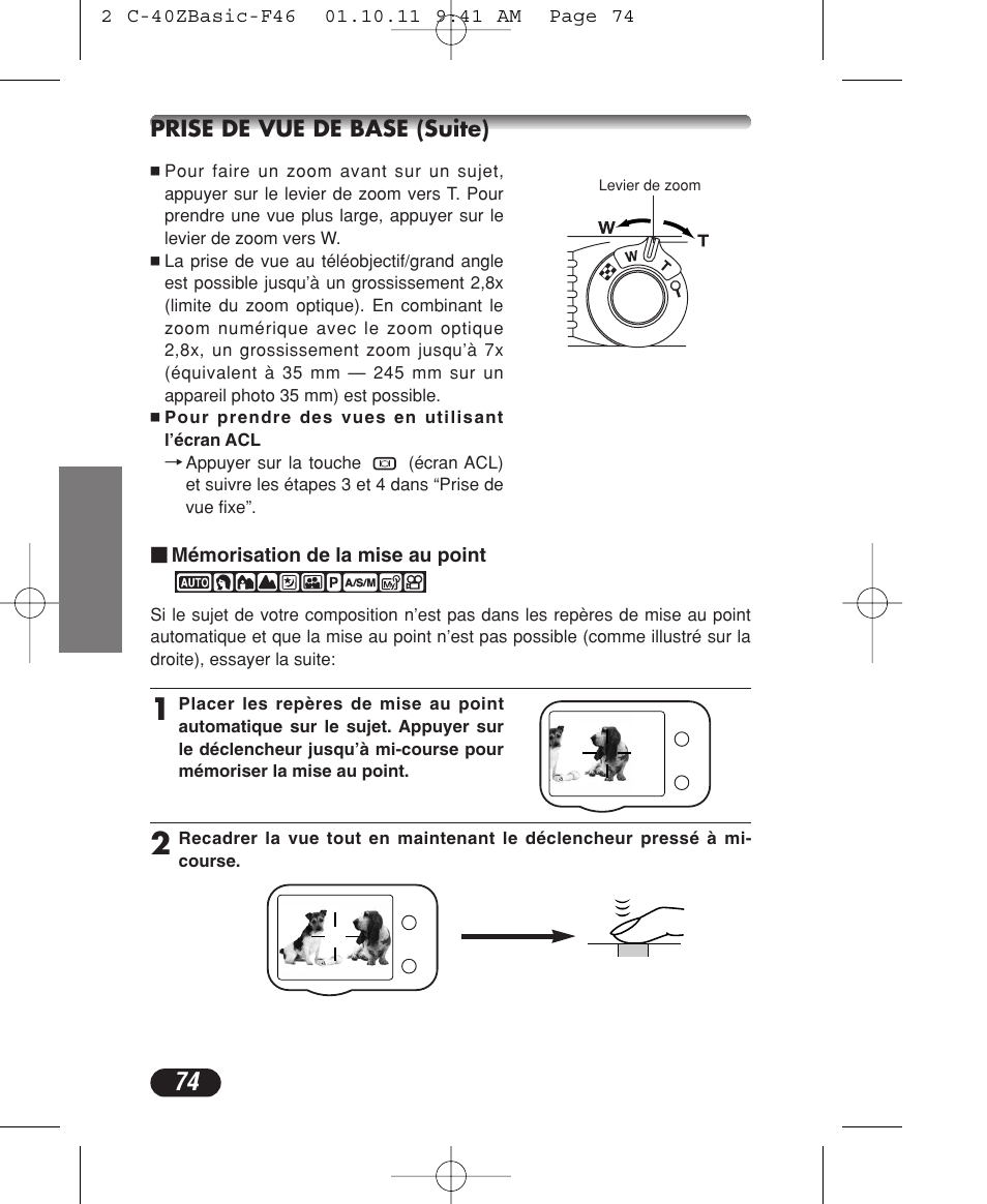 Olympus CAMEDIA C-40 ZOOM User Manual | Page 74 / 180