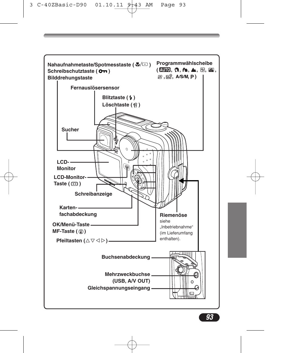 Olympus CAMEDIA C-40 ZOOM User Manual | Page 93 / 180