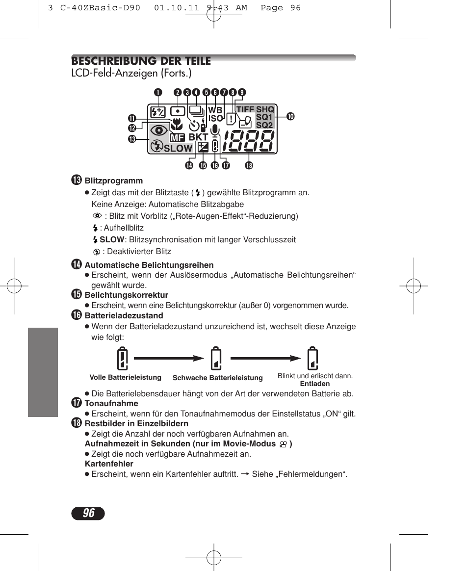 Olympus CAMEDIA C-40 ZOOM User Manual | Page 96 / 180