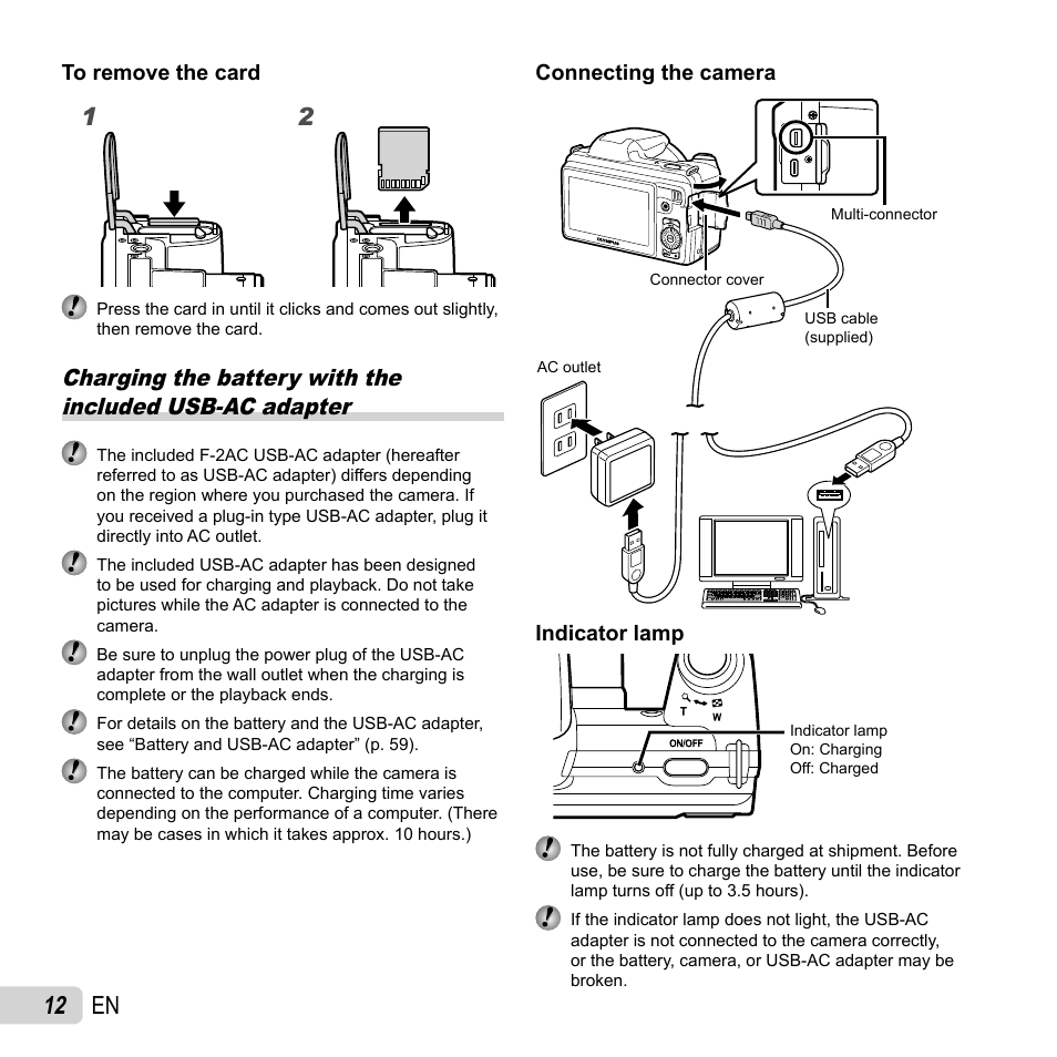 12 en | Olympus SP-810UZ User Manual | Page 12 / 77