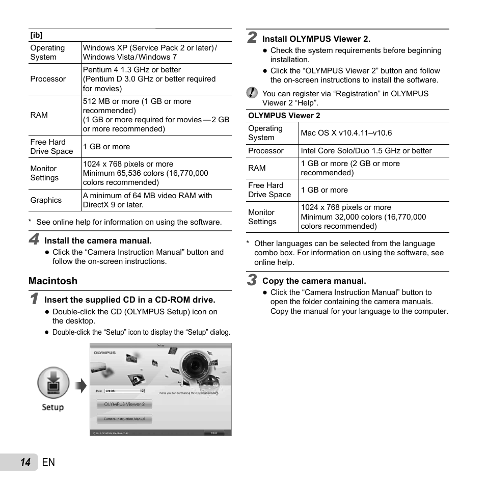 14 en | Olympus SP-810UZ User Manual | Page 14 / 77