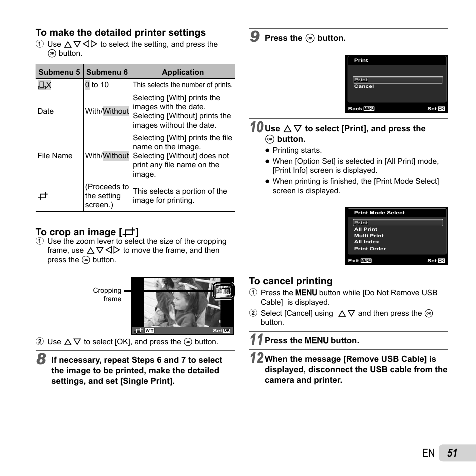 51 en | Olympus SP-810UZ User Manual | Page 51 / 77