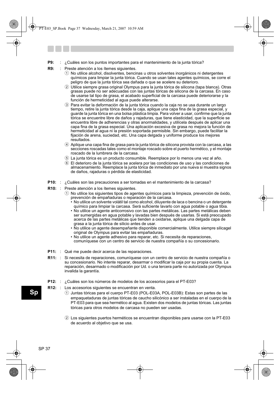 Olympus PT E03 User Manual | Page 198 / 284