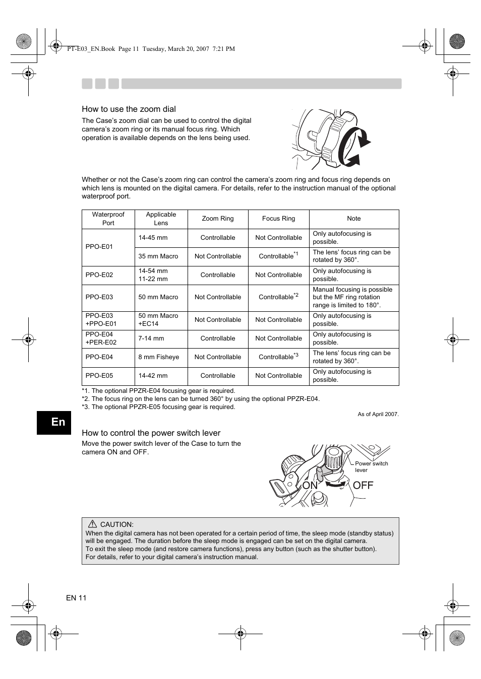 Olympus PT E03 User Manual | Page 52 / 284