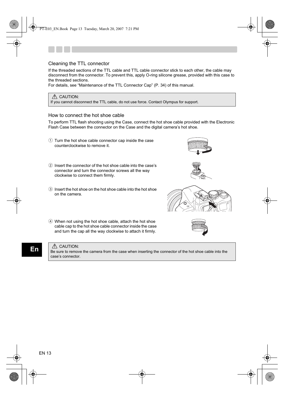 Olympus PT E03 User Manual | Page 54 / 284