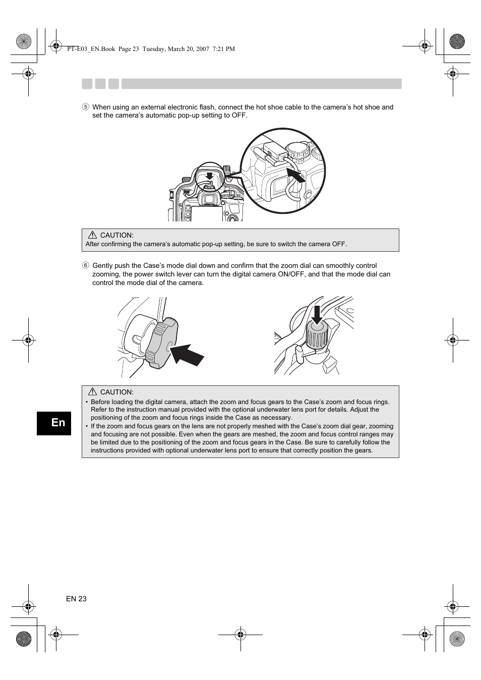 Olympus PT E03 User Manual | Page 64 / 284