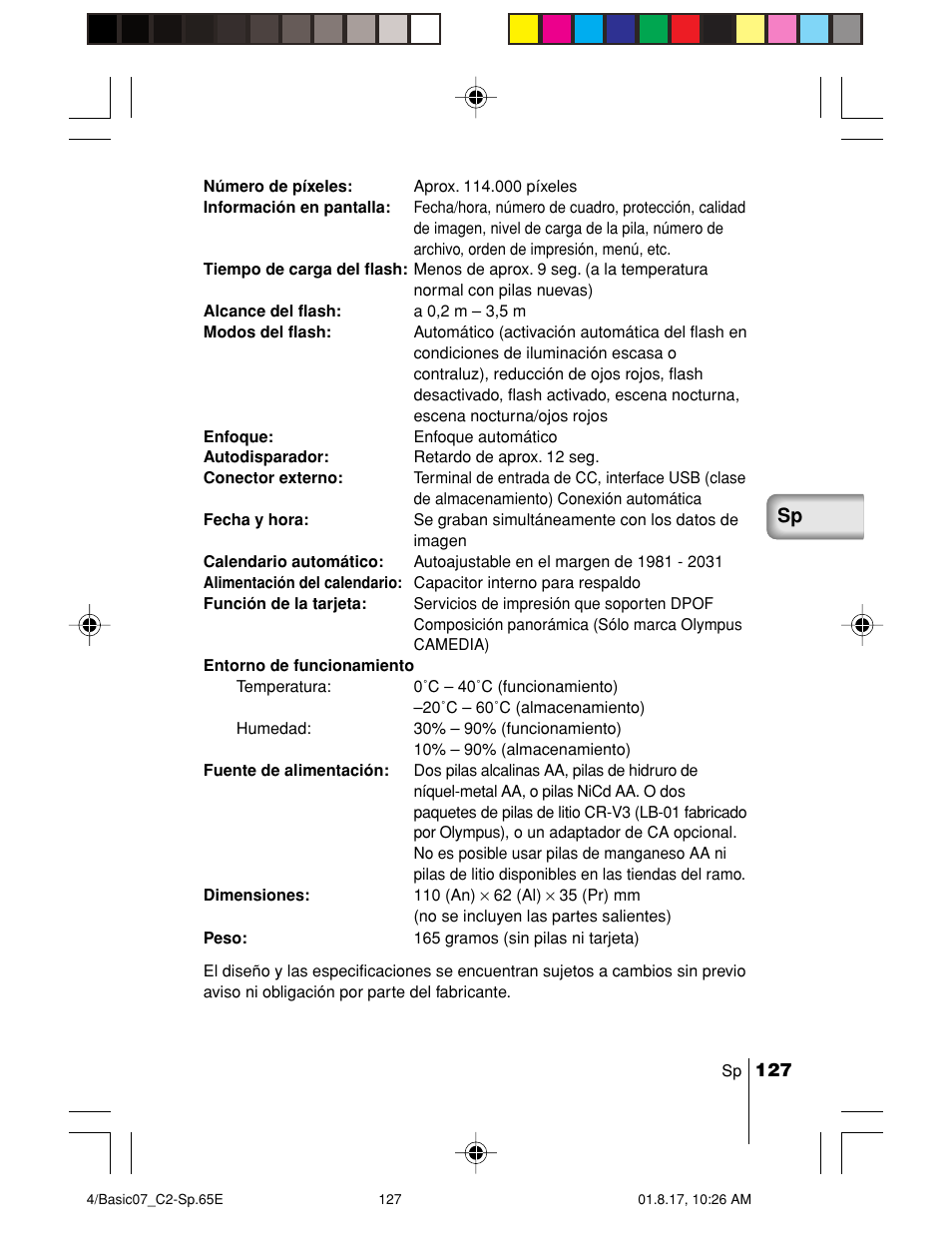 Olympus C-2/D-230 User Manual | Page 127 / 164