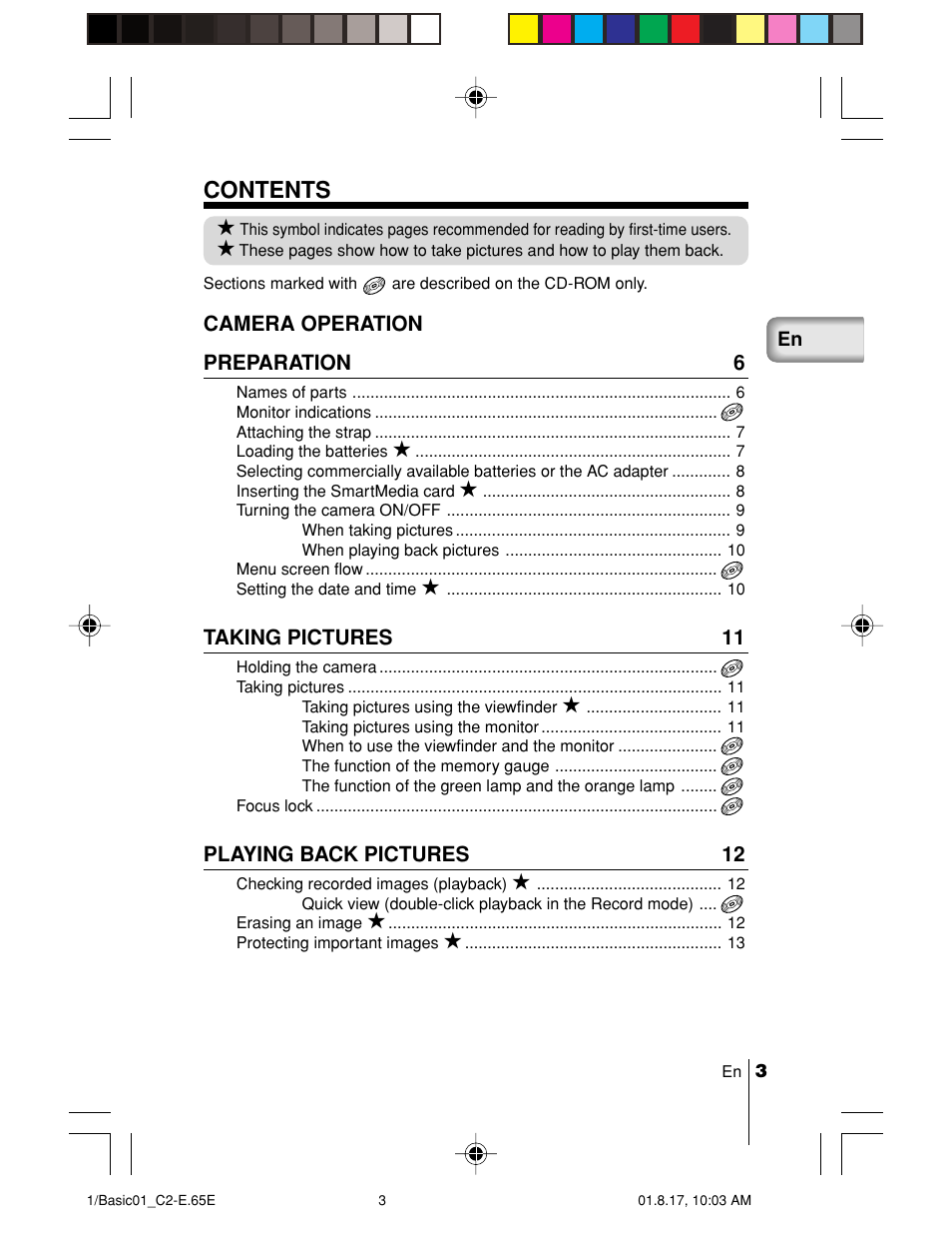 Olympus C-2/D-230 User Manual | Page 3 / 164