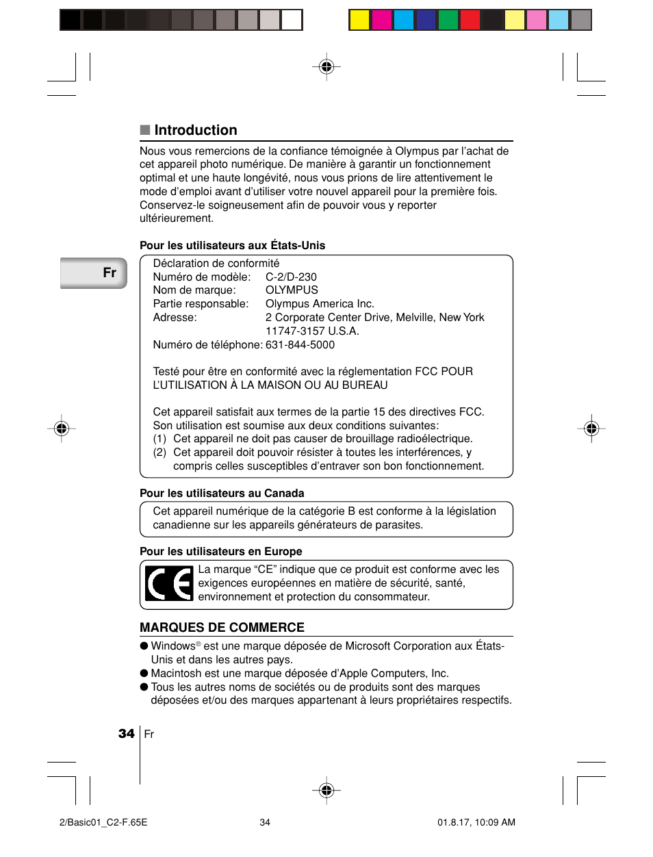 Introduction | Olympus C-2/D-230 User Manual | Page 34 / 164