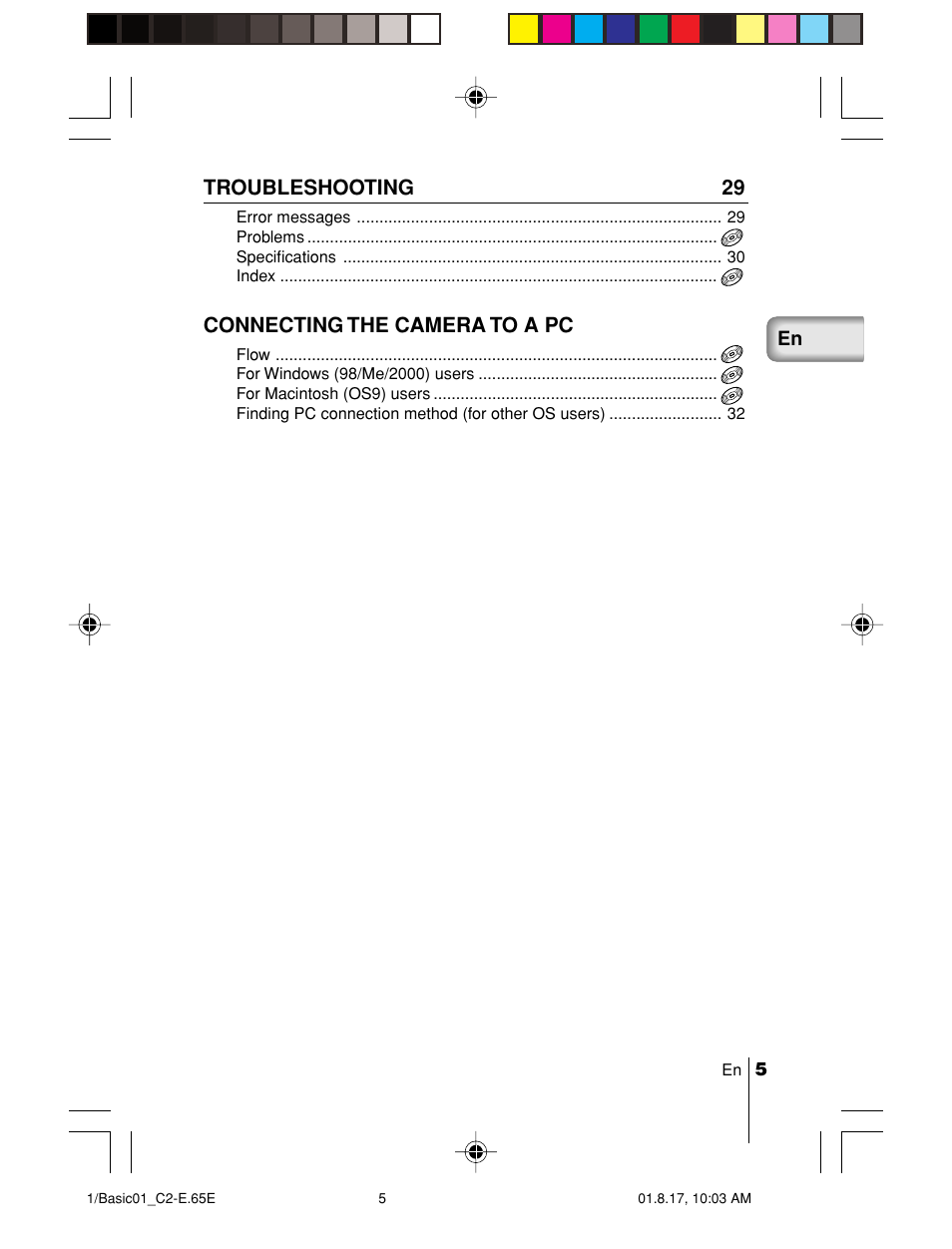 Olympus C-2/D-230 User Manual | Page 5 / 164