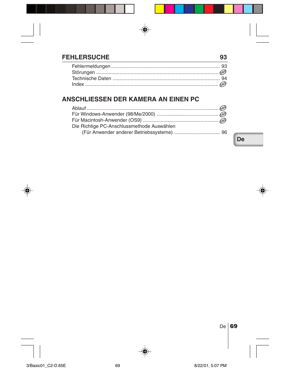 Olympus C-2/D-230 User Manual | Page 69 / 164