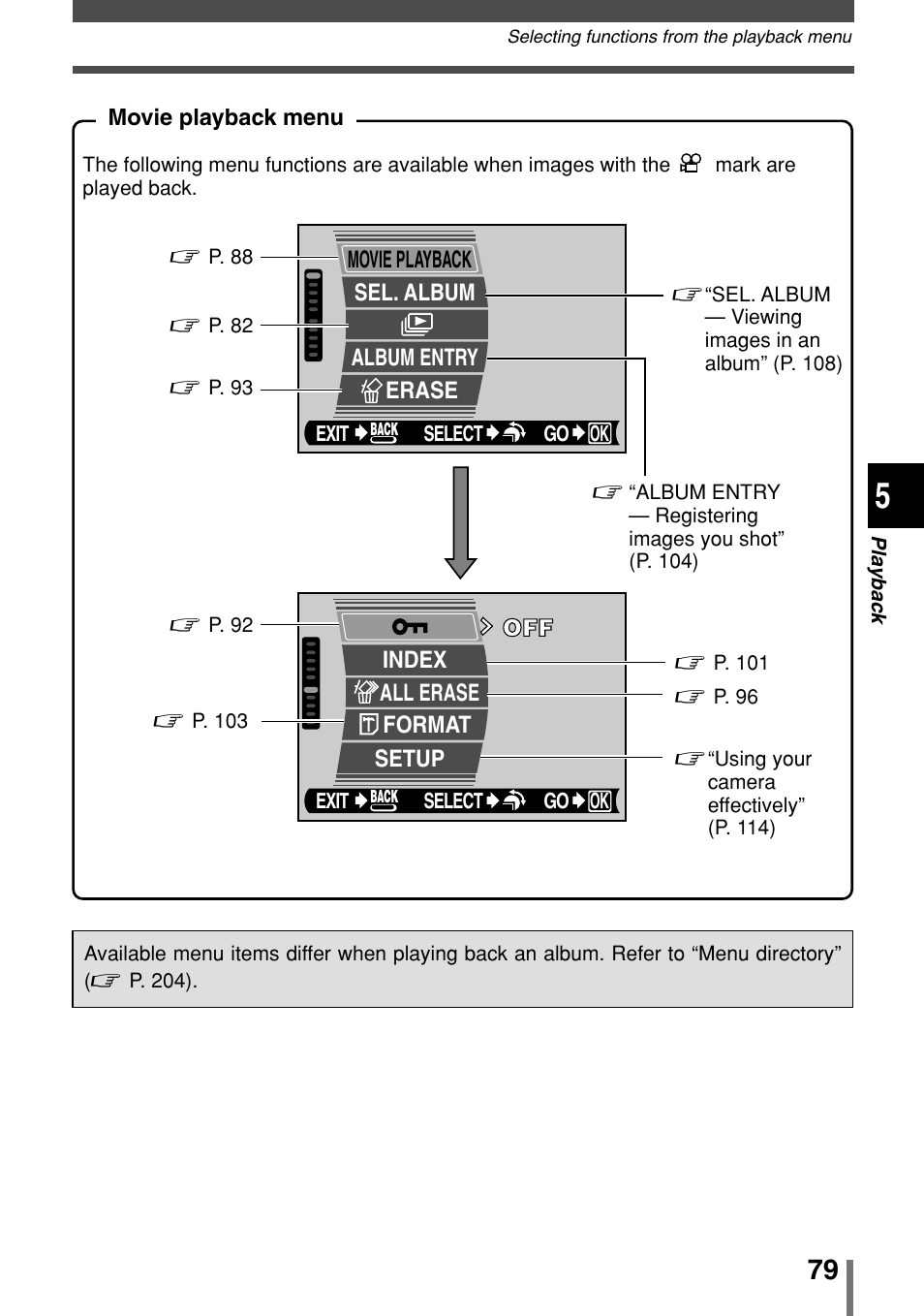 Olympus 2004 User Manual | Page 79 / 211