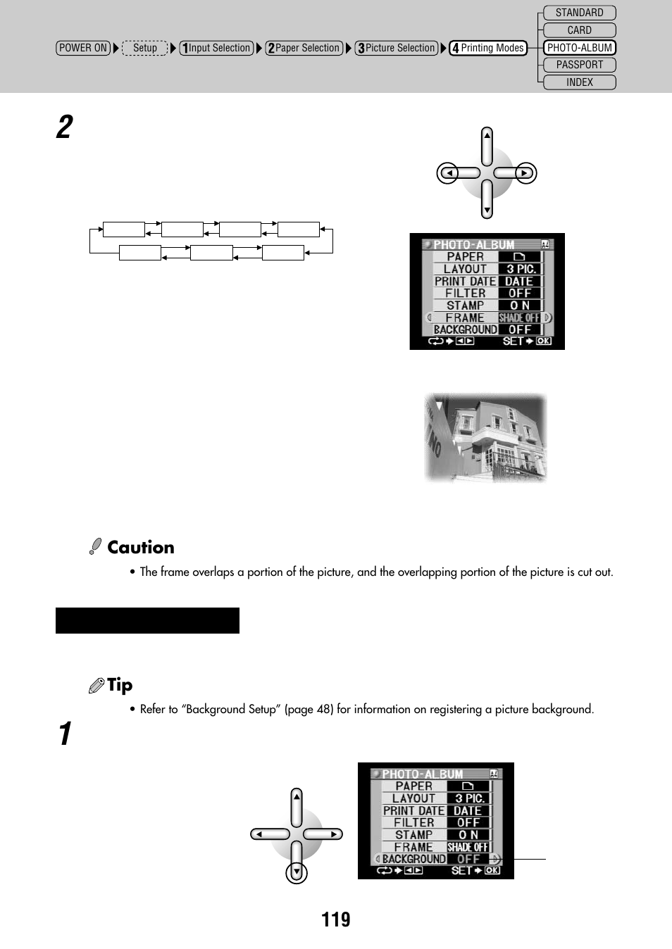 Caution | Olympus CAMEDIA P-440 User Manual | Page 119 / 156