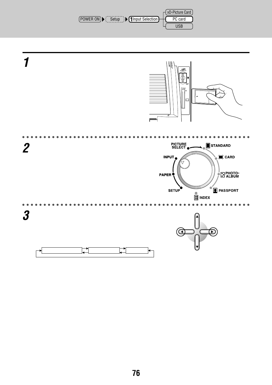 Using a pc card | Olympus CAMEDIA P-440 User Manual | Page 76 / 156