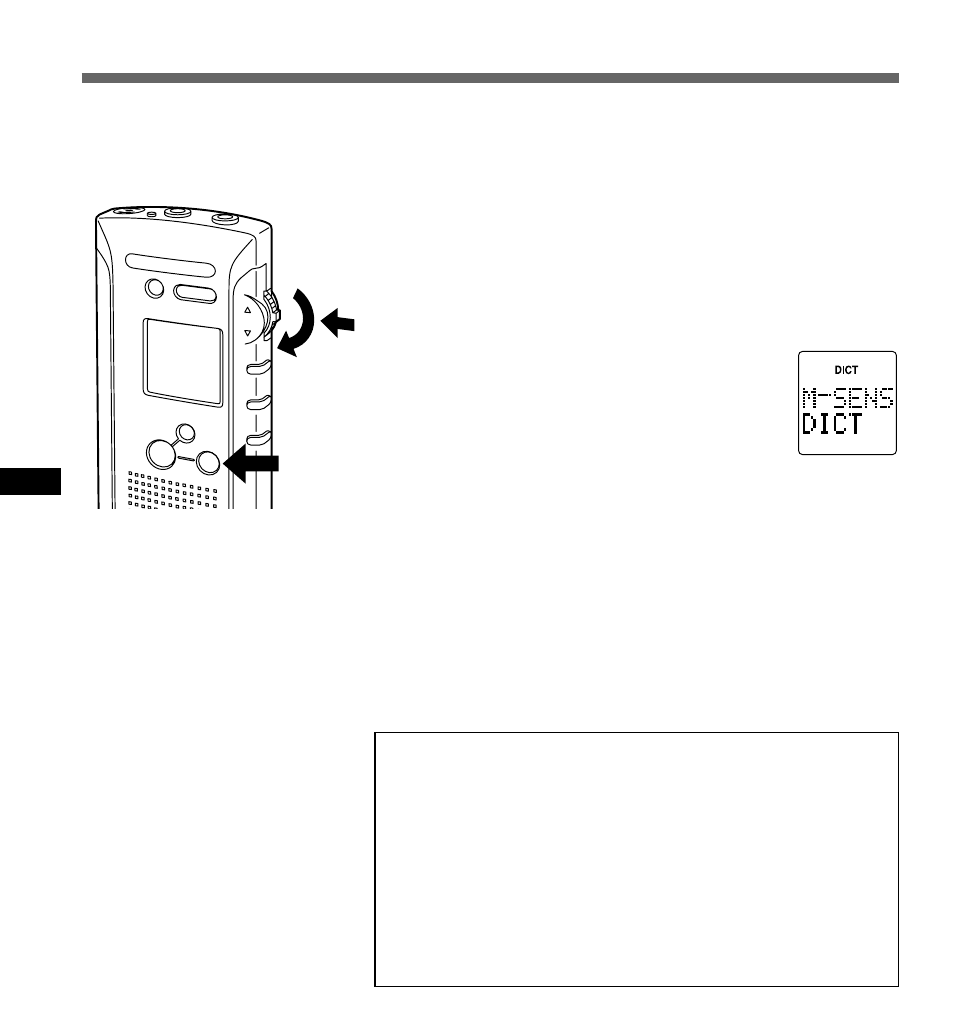 Microphone sensitivity | Olympus DS-320 User Manual | Page 26 / 60