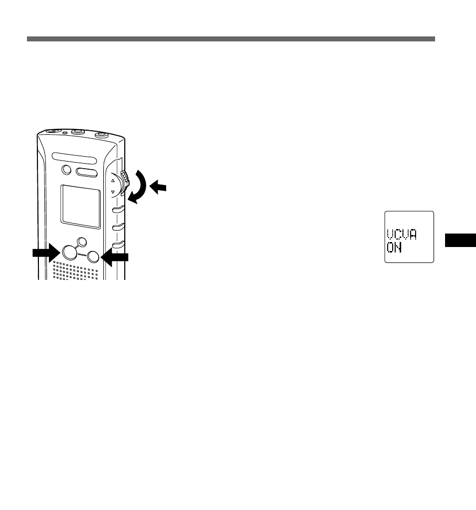 Using the variable control voice actuator (vcva) | Olympus DS-320 User Manual | Page 27 / 60