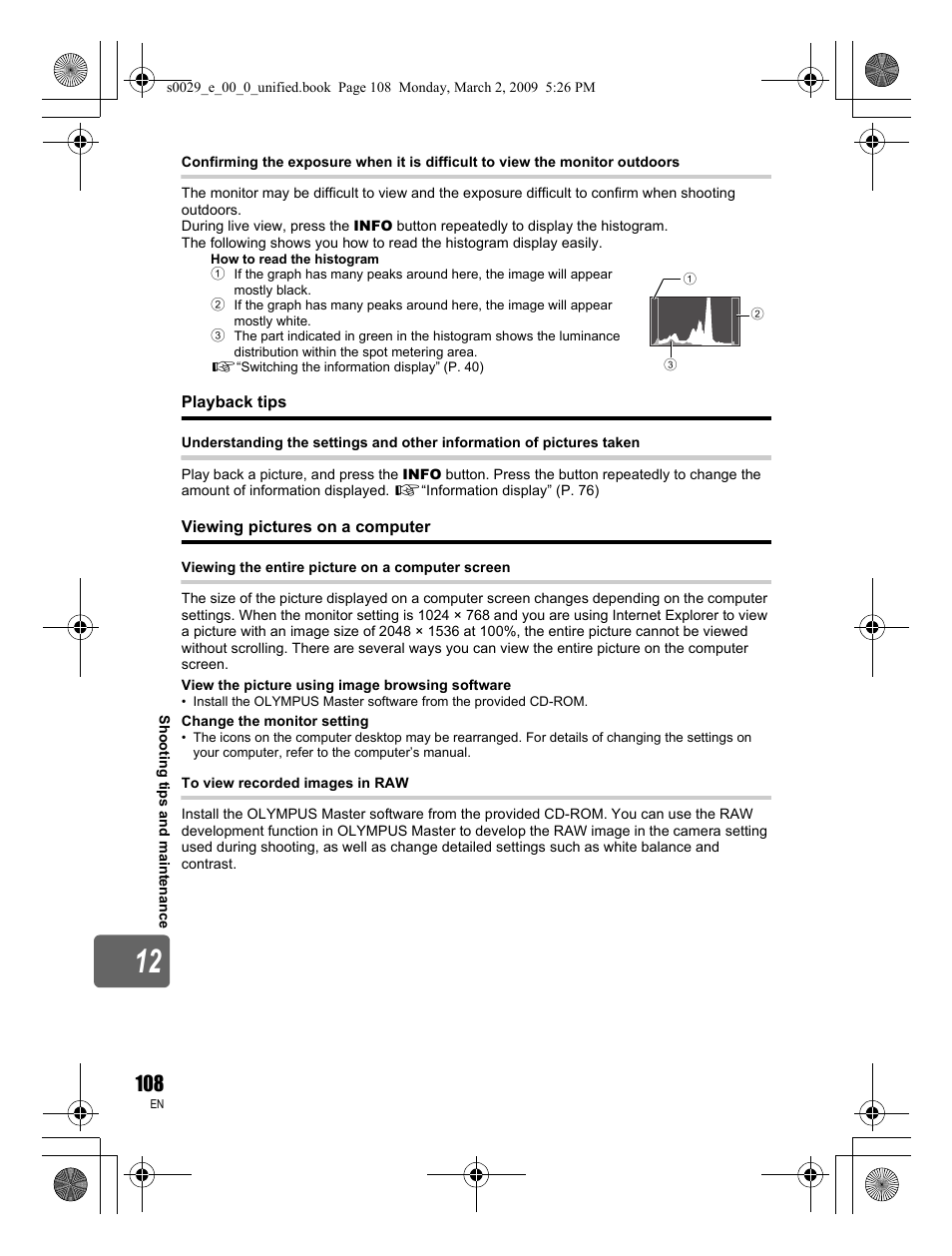 Olympus E-450 User Manual | Page 108 / 140