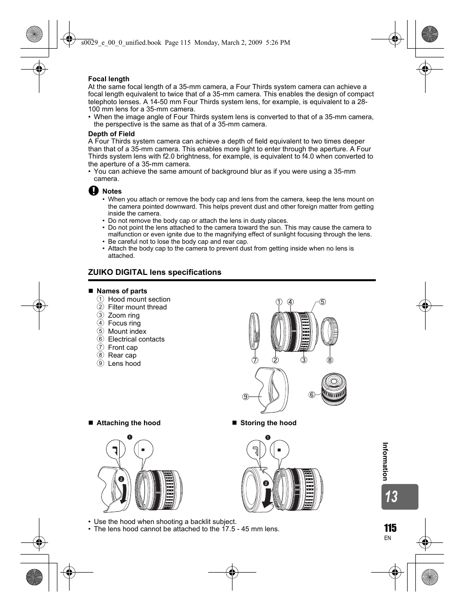 Olympus E-450 User Manual | Page 115 / 140