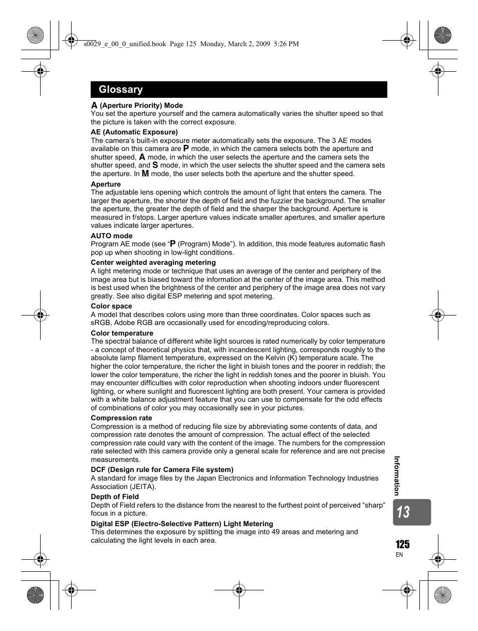 Olympus E-450 User Manual | Page 125 / 140