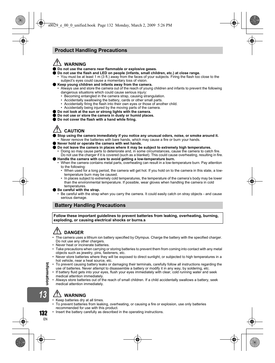 Olympus E-450 User Manual | Page 132 / 140