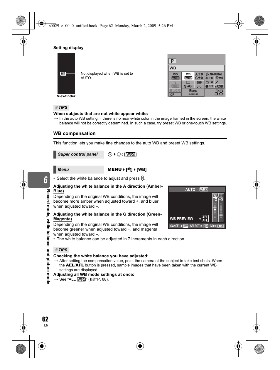 Olympus E-450 User Manual | Page 62 / 140