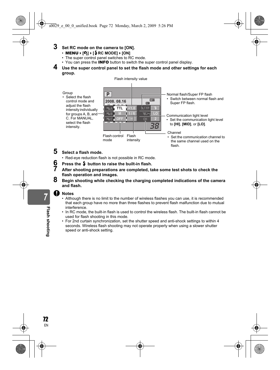 Olympus E-450 User Manual | Page 72 / 140