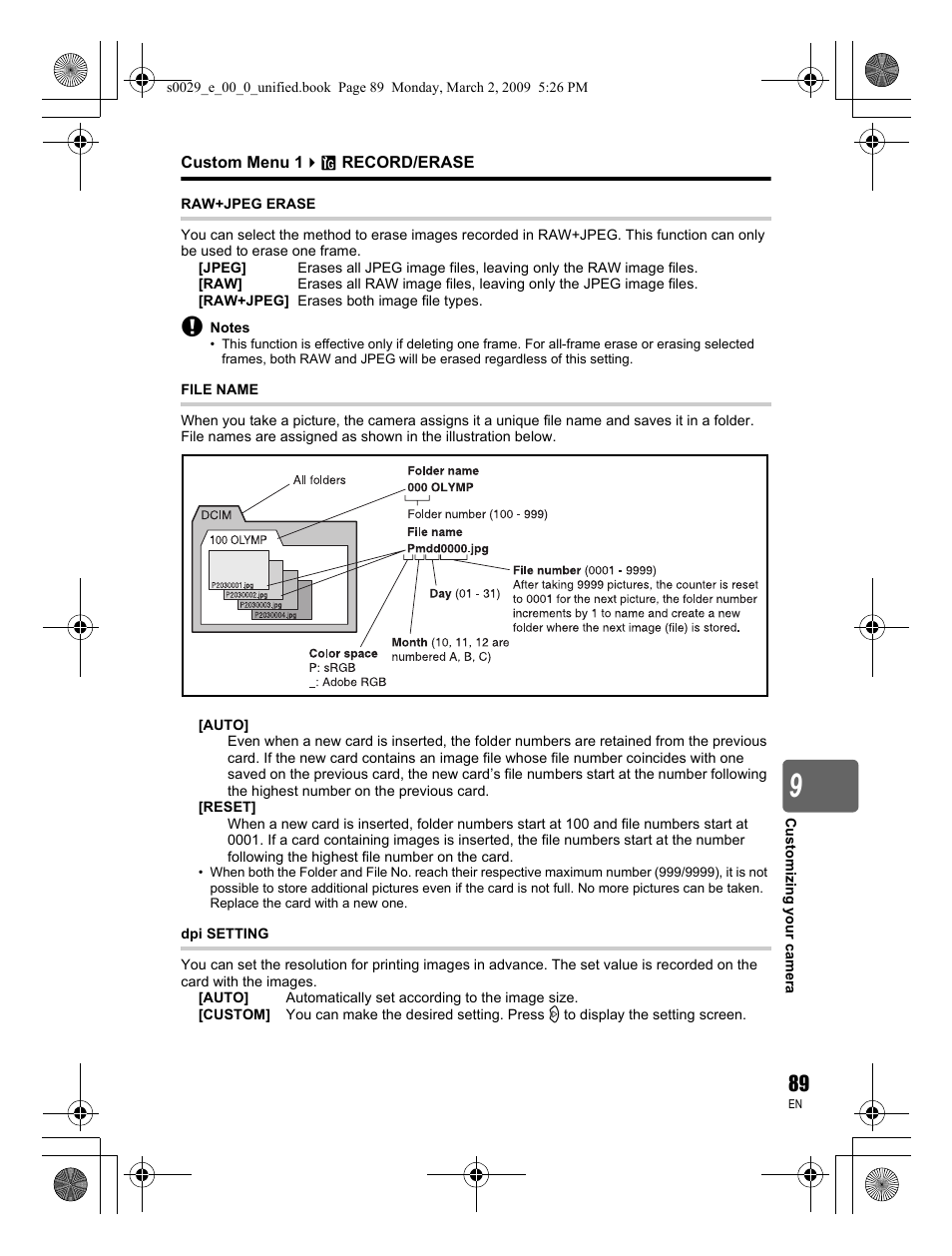 Olympus E-450 User Manual | Page 89 / 140