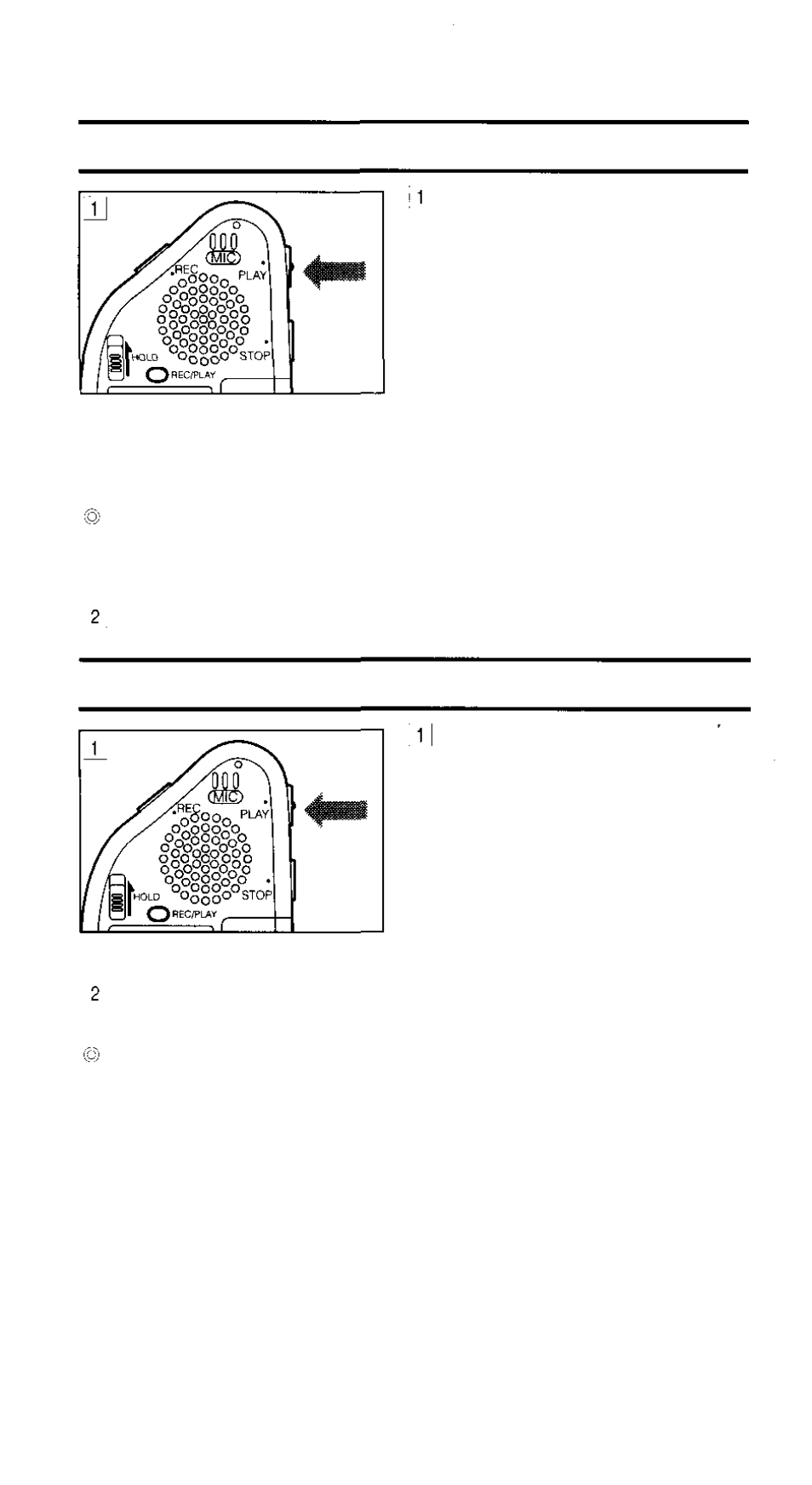 Playback-pause (pause), Fast playback | Olympus V-90 User Manual | Page 10 / 30