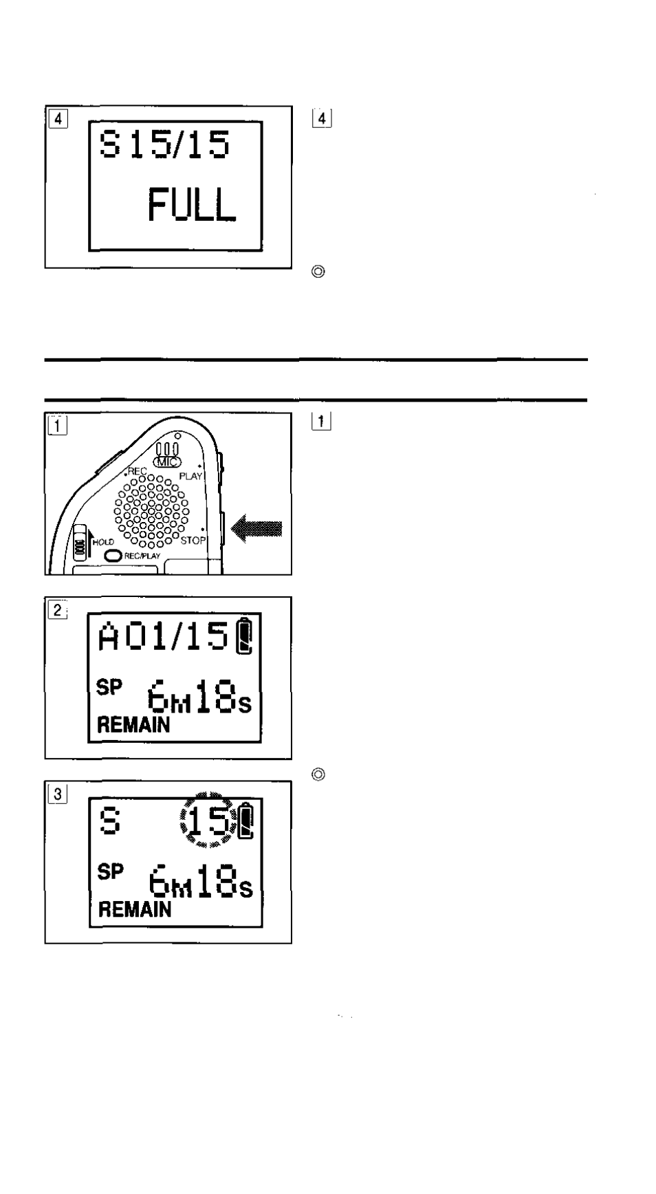 Checking available recording time | Olympus V-90 User Manual | Page 21 / 30