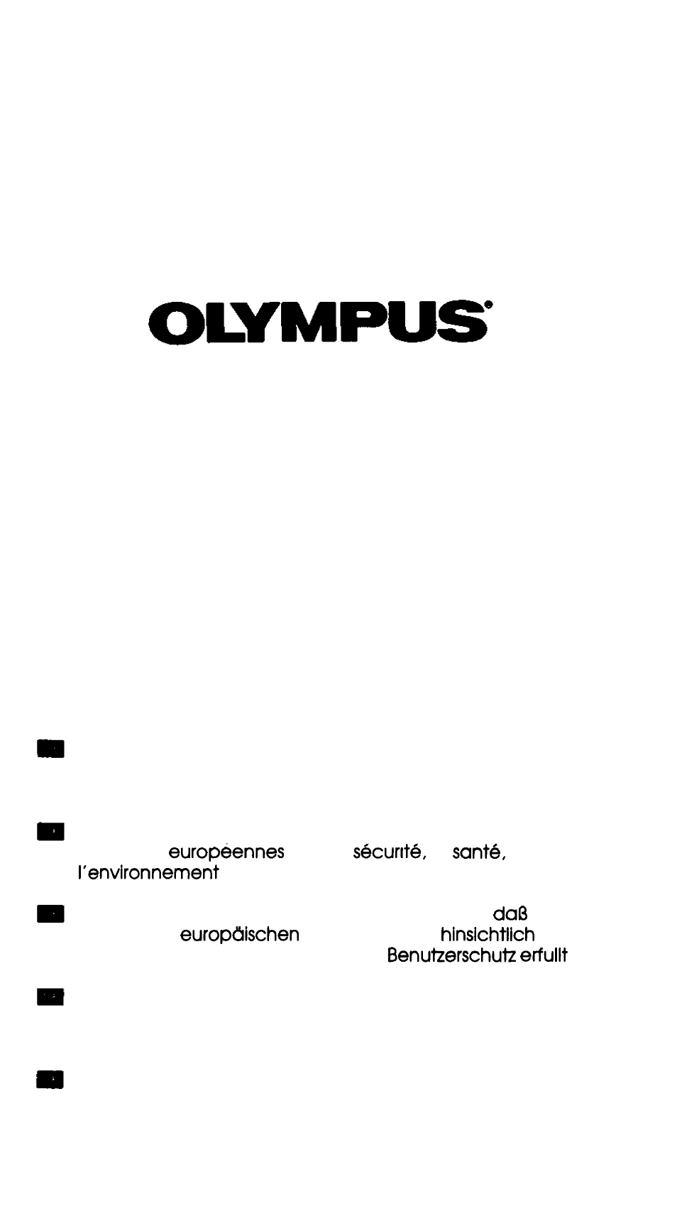 Olympus V-90 User Manual | Page 30 / 30