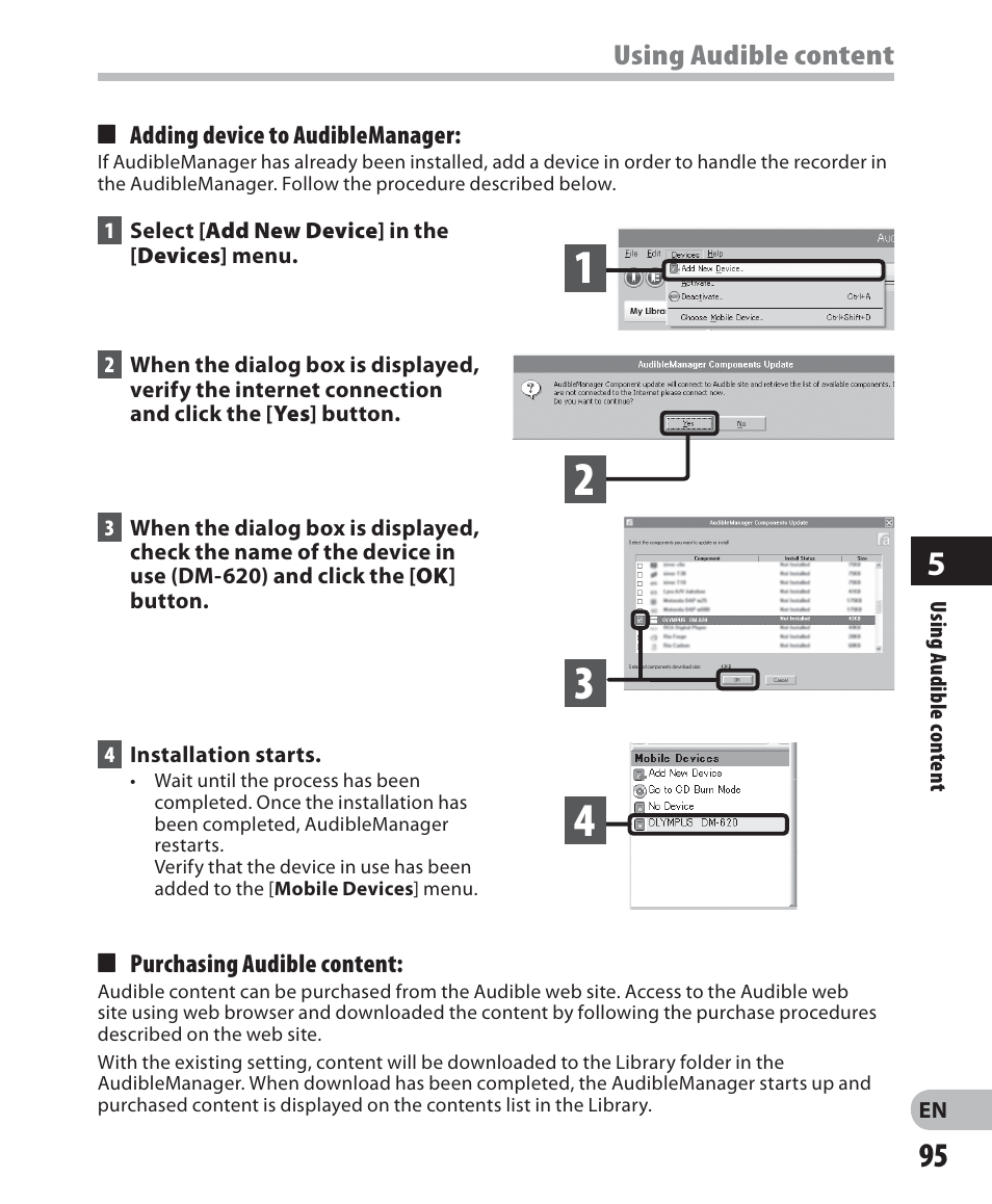 Olympus DM 620 User Manual | Page 95 / 113