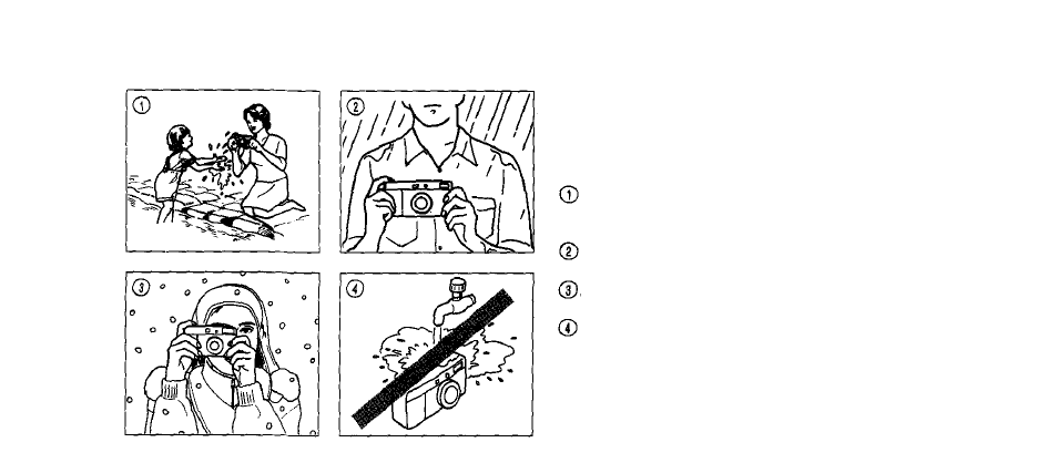 Caring for your waterproof camera | Olympus ZOOM 105 DLX User Manual | Page 48 / 65