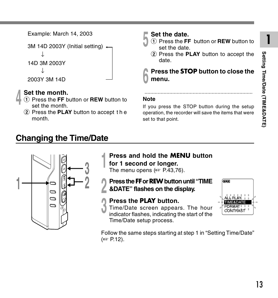 Olympus VOICE & MUSIC DM-20 User Manual | Page 13 / 101