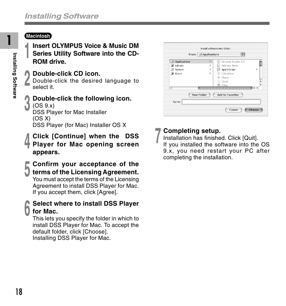 Olympus VOICE & MUSIC DM-20 User Manual | Page 18 / 101