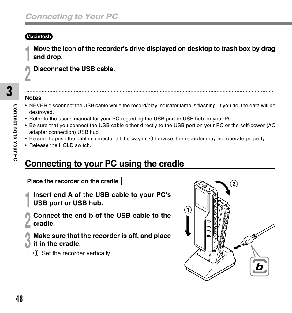 Olympus VOICE & MUSIC DM-20 User Manual | Page 48 / 101