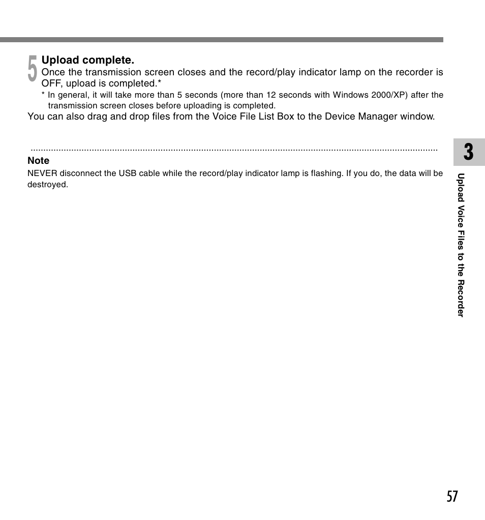 Olympus VOICE & MUSIC DM-20 User Manual | Page 57 / 101